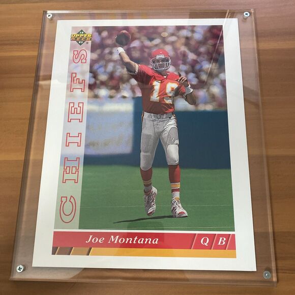 Other - 1993 Upper Deck Joe Montana #460 Jumbo Football Trading Card Ungraded Limited